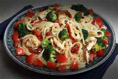 Chicken with Broccoli and Sun-Dried Tomatoes