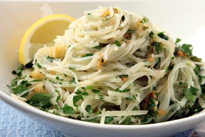 Notta Pasta with Oil and Garlic Recipe
