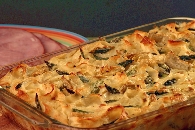 Cheesy Artichoke and Asparagus Bake Recipe