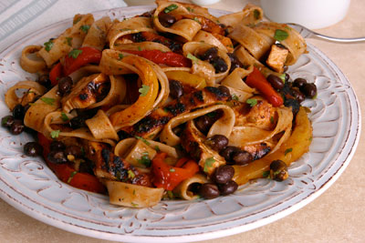 Southwest Pasta with Grilled Chicken Recipe