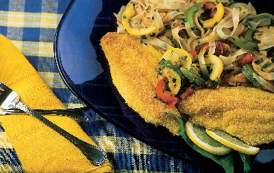 Flounder with Vegetables Notta Pasta Recipe